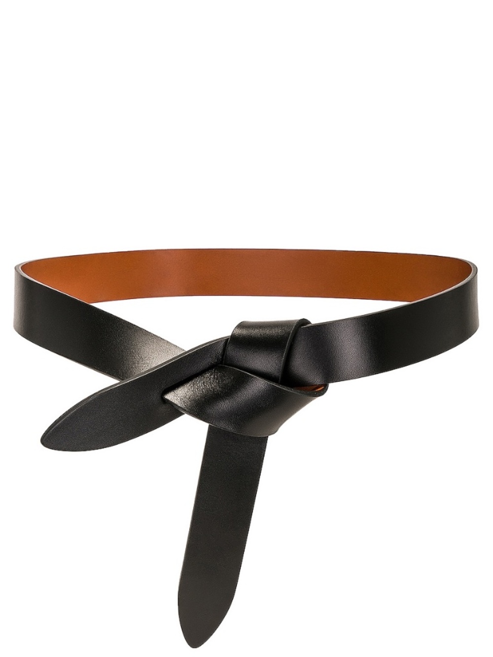 Isabel Marant Lecce Knot Black Leather Belt L